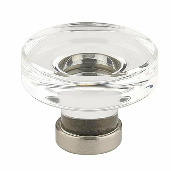 Patioplus 1.75 in. Grayson Crystal Knob Cabinet with Satin Nickel PA3239540